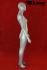Mannequin Female, Silver, Faceless