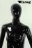 Mannequin Female, Sitting, Shining Black