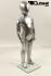 Mannequin Girl, Boy, silver, faceless