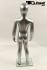 Mannequin Girl, Boy, silver, faceless