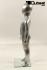 Mannequin Girl, Boy, silver, faceless