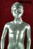 Mannequin, male, young, silver