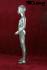 Mannequin, male, young, silver