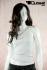 Mannequin with Intimated Face, White Shining