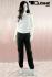 Mannequin with Intimated Face, White Shining