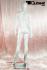 Mannequin with Intimated Face, White Shining