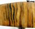 Massivholztisch, 10cm Naturholzplatte, Massivholzplatte Echtholztisch, Baumkante  40-50 cm, gelt, Hhe 82 cm Made in Germany Unikat