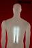 Milchig / transparente Schaufensterpuppe fr Herrenmode B-Ware