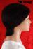 Modern, black wig