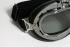 Motorcycle Goggles Chrome, Classic Style - Tinted Glass Smoke