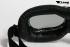 Motorcycle Goggles Chrome, Classic Style - Tinted Glass Smoke