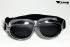 Motorradbrille Classic, Smoke-getnte Glsern
