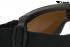 Motorradbrille Fliegerbrille Biker Oldtimer schwarz mit verspiegelten Glsern