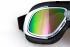 Motorradbrille Fliegerbrille Chopper Biker schwarz mit Rainbow getnten Glsern