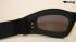 Motorradbrille schwarz, smoke getnte Glser