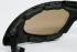 Motorradbrille schwarz, Smoke-getnte Glser