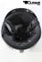 Motorradhelm Halbschale schwarz wei Gr. L