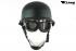 Motorradhelm Halbschale Stahlhelm olivgrn Gr. L mit Motorradbrille klassisch schwarz getnt