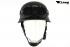Motorradhelm Halbschale Stahlhelm olivgrn Gr. L mit Motorradbrille klassisch schwarz getnt