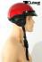 Motorradhelm Halbschale weinrot Gr. L