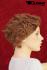 Percke rote lockige Haare