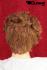 Percke rote lockige Haare