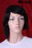 Real hair wig brown