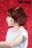 Red short hair wig for women