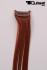 Rotbraune Extensions aus Kanekalon 43cm