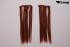 Rotbraune Extensions aus Kanekalon 43cm