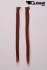 Rotbraune Extensions aus Kanekalon 43cm