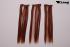Rotbraune Extensions aus Kanekalon 43cm