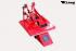 Rote Transferpresse 38 x 38 cm Kniehebeltechnik B-Ware