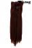 Rote und Braune Extensions aus Kanekalon 7 Teile