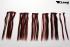 Rote und Braune Extensions aus Kanekalon 7 Teile