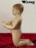 Schaufensterpuppe Baby, krabbelt