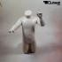Schaufensterpuppe Kind hautfarben kopflos kniend Schaufensterfigur Baby Mannequin
