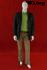 Schaufensterpuppe, mnnlich, faceless, wei glnzend