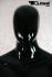 Schaufensterpuppe Schaufensterfigur mnnlich schwarz glnzend gesichtslos faceless