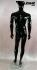 Schaufensterpuppe Schaufensterfigur mnnlich schwarz glnzend gesichtslos faceless