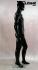 Schaufensterpuppe Schaufensterfigur mnnlich schwarz glnzend gesichtslos faceless