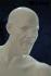 Schaufensterpuppe Schaufensterfigur mnnlich wei glnzend springend lachend Sportler