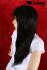 Schwarzbraune, lange Indian Remy Hair Per�cke, handgekn�pft