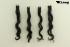Schwarze Clip Extensions