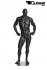 Schwarze mnnliche Schaufensterpuppe, Bodybuilder
