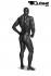 Schwarze mnnliche Schaufensterpuppe, Bodybuilder