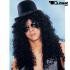 Schwarze Per�cke mit Locken f�r M�nner