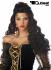Schwarze Percke mit Locken