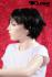 Short artificial hair wig black