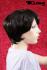 Short black hair wig